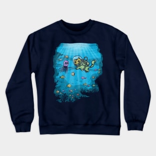 A Curious Kitten Crewneck Sweatshirt